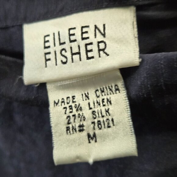 Eileen Fisher Vintage Linen Silk Lagonlook Minimalist Maxi Skirt Set Size M/L - Picture 8 of 9